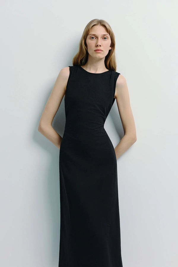 Antoine Tie Waist Midi Dress