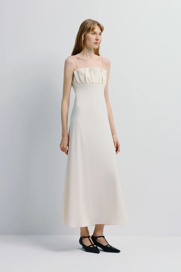 Margaux Satin Midi Dress