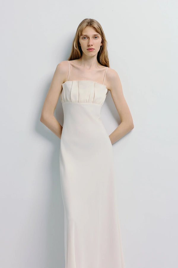 Margaux Satin Midi Dress
