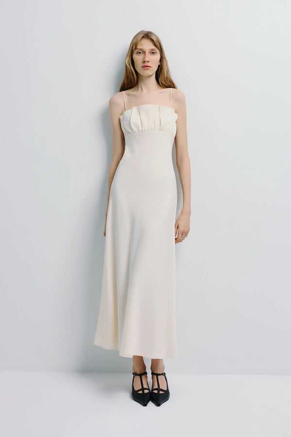 Margaux Satin Midi Dress