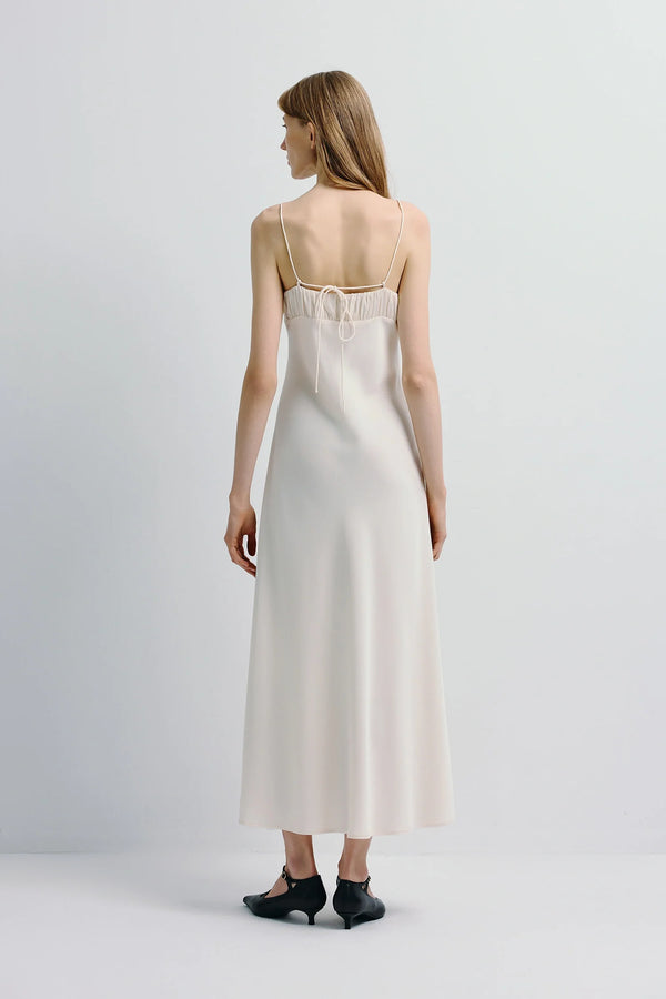 Margaux Satin Midi Dress