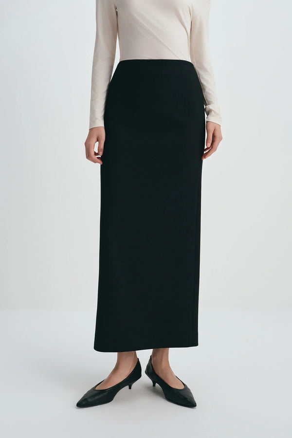 Desy Zip Slit Pencil Skirt