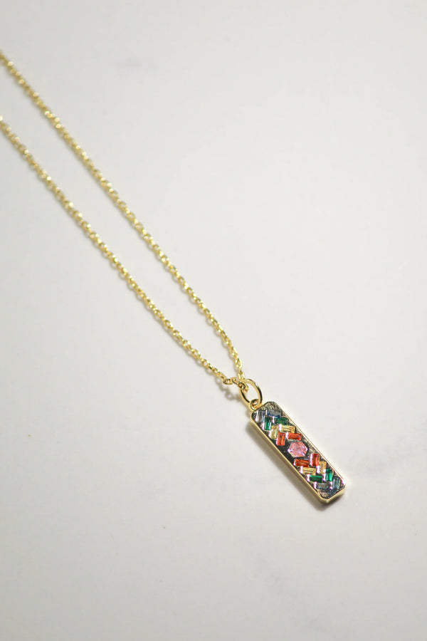 Sunbeam Necklace - Rainbow