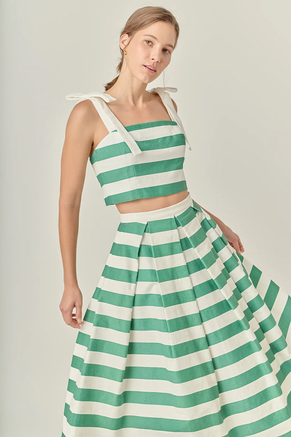 Bold Stripe Sleeveless Top