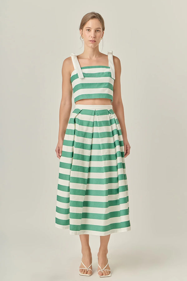 Bold Stripe Sleeveless Top
