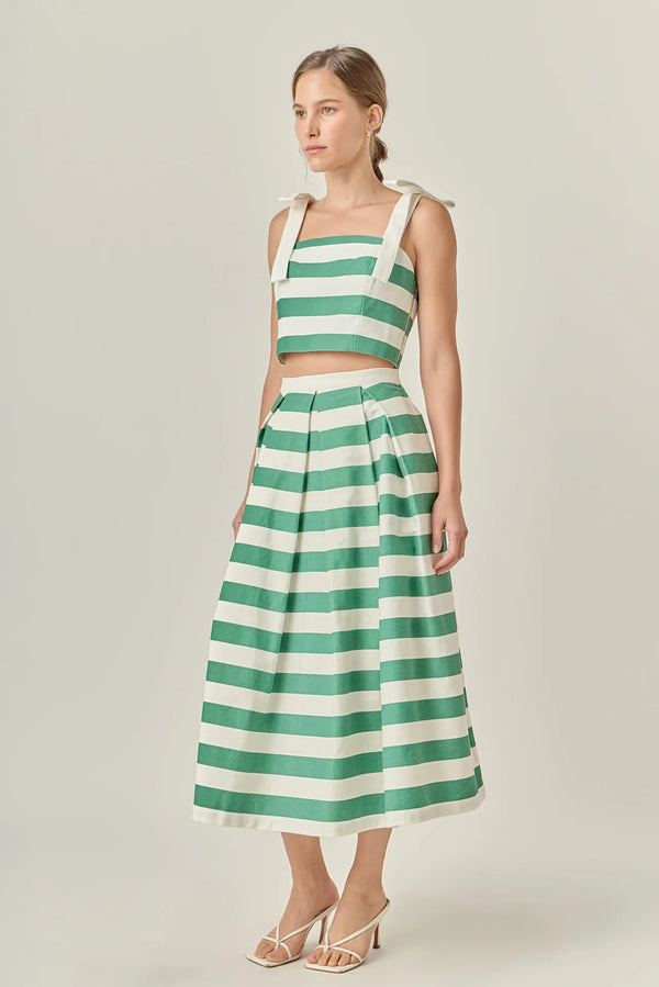 Bold Stripe Sleeveless Top