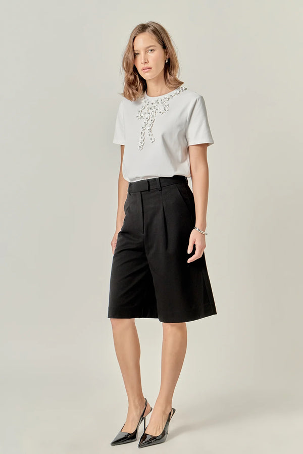 Bow Bead Detail Top