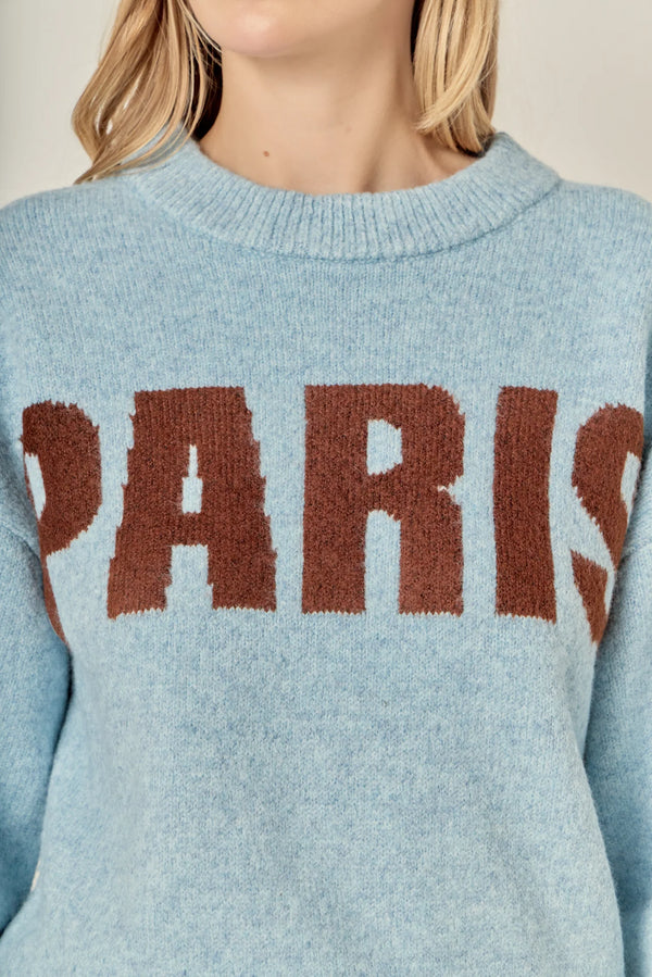 Lettering Sweater