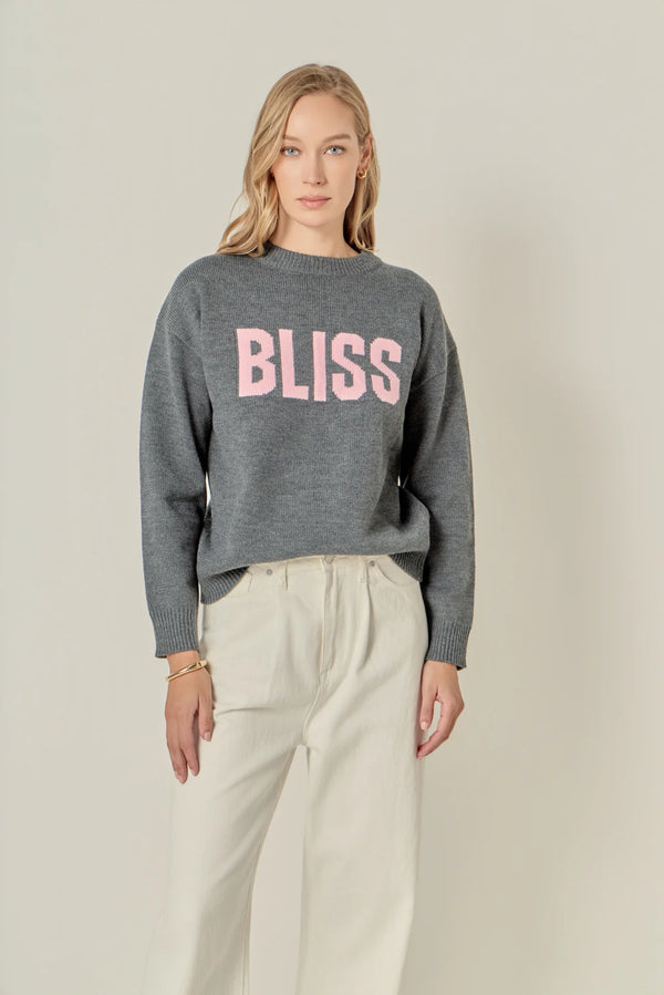 Crewneck Statement Sweater