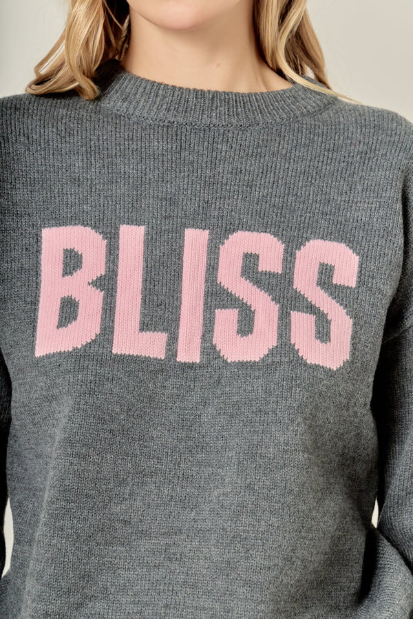 Crewneck Statement Sweater