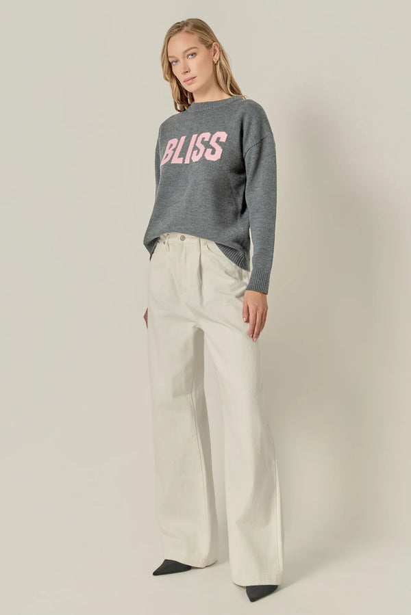 Crewneck Statement Sweater
