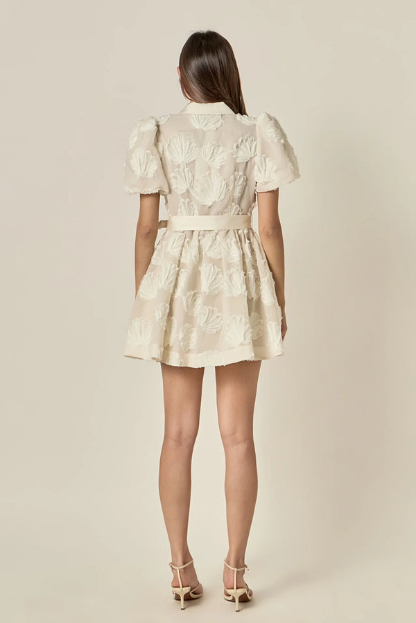 Shell Mini Shirt Dress