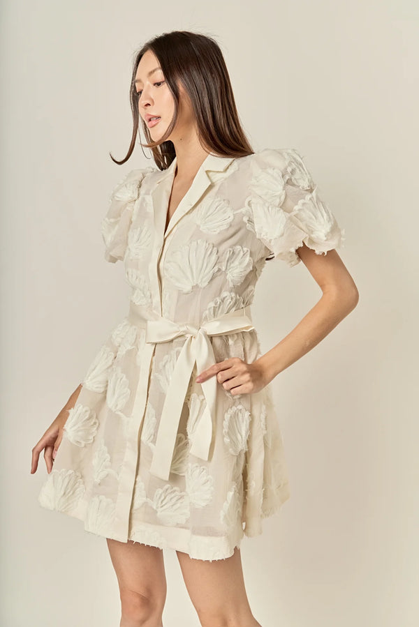 Shell Mini Shirt Dress