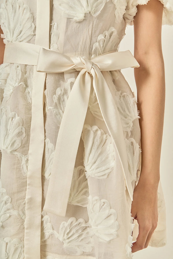 Shell Mini Shirt Dress