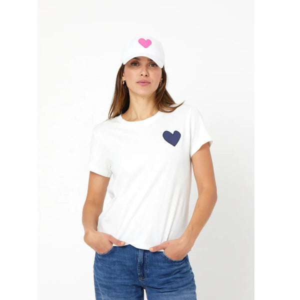 Suke Tee Contrast Imperfect Heart