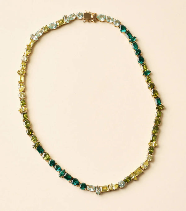 Tompkins Crystal Tennis Necklace