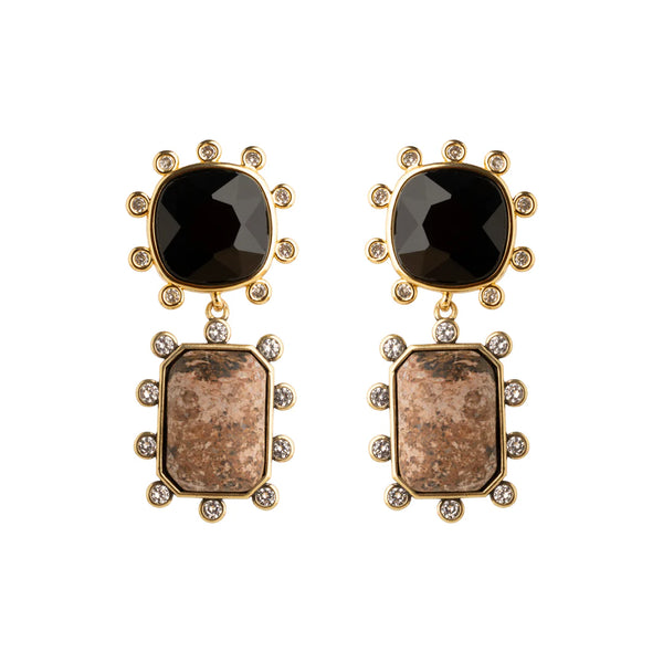 Fulton Double Drop Earrings