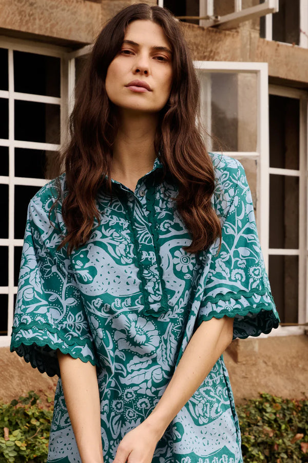 Collared Shirt Dress Mini