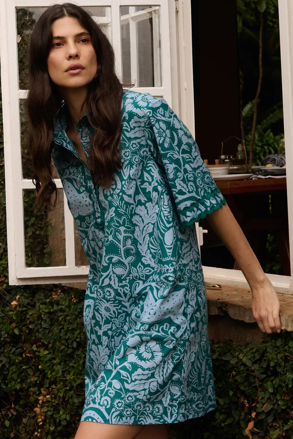 Collared Shirt Dress Mini