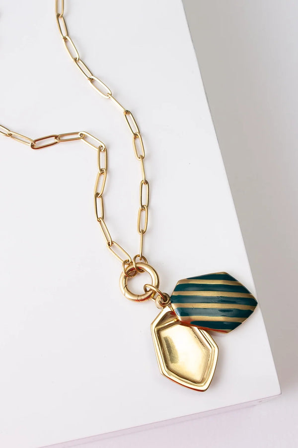 Timeless Stripe Locket