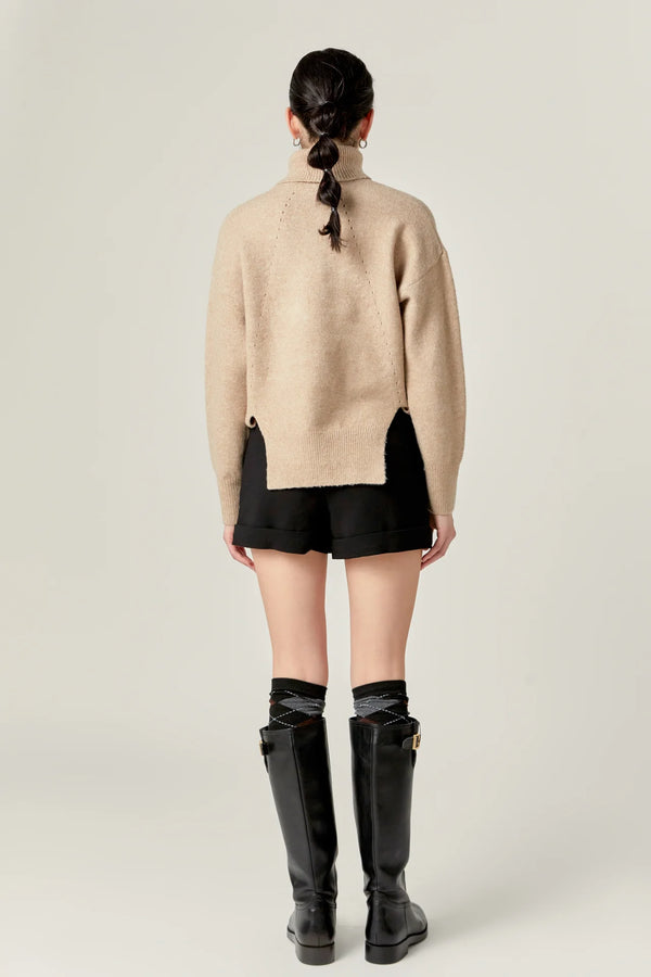 Turtleneck Long Sleeve Sweater