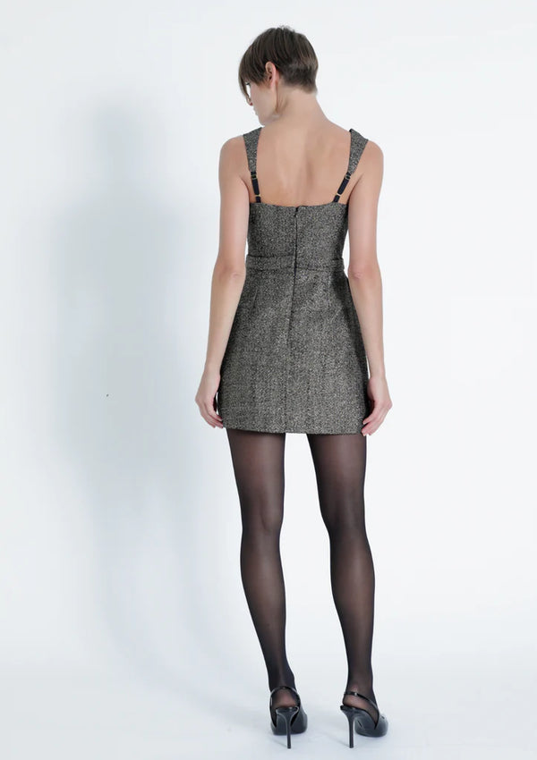 Alex Metallic Mini Dress