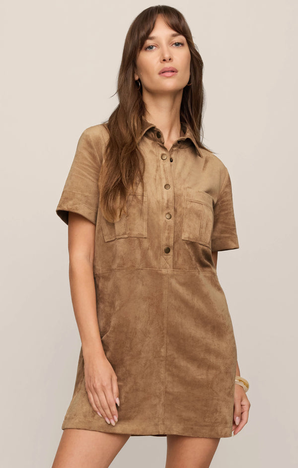Leone Suede Mini Dress