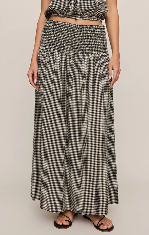 Brooke Gingham Maxi Skirt