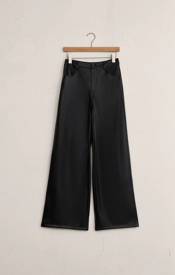 Marli Wide Leg Leather Pant