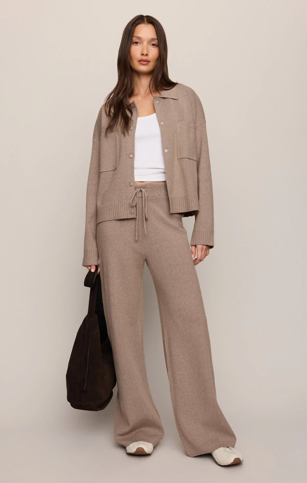 Take It Easy Wide Leg Sweater Pant