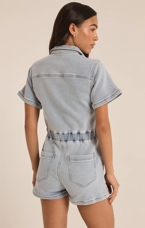 Elias Denim Romper