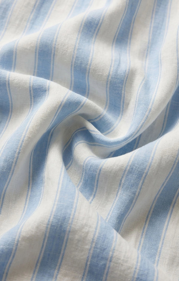 The Perfect Striped Linen Short