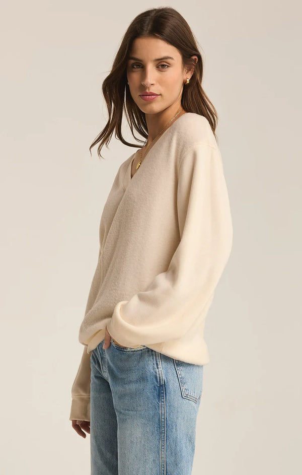 Off The Clock Cozy V-Neck Sweater