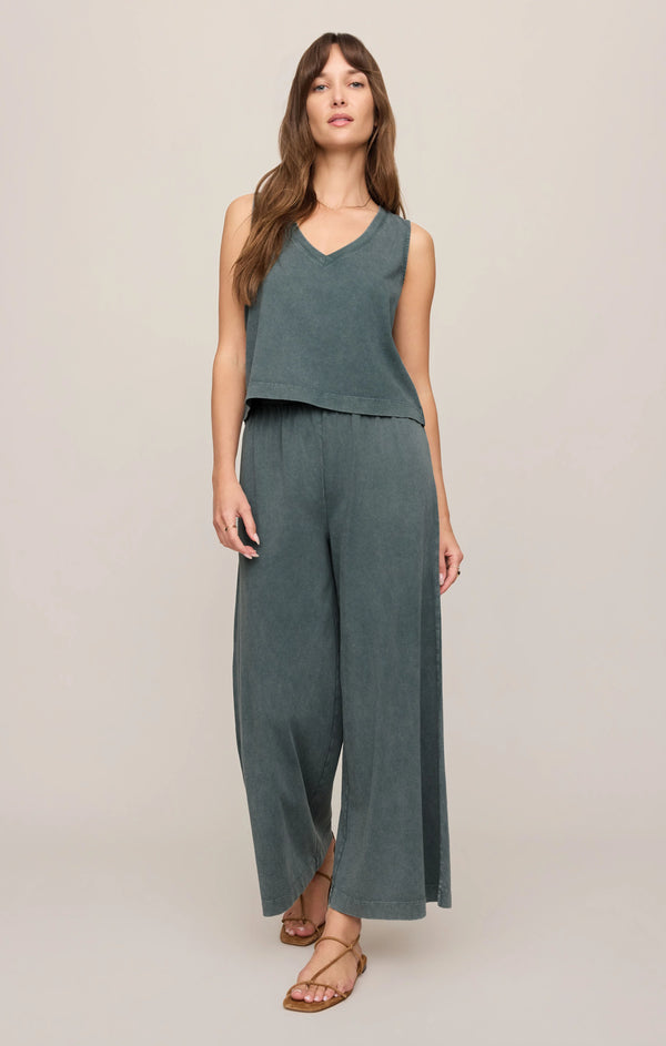 Sloane V-Neck Cotton Jersey Tank