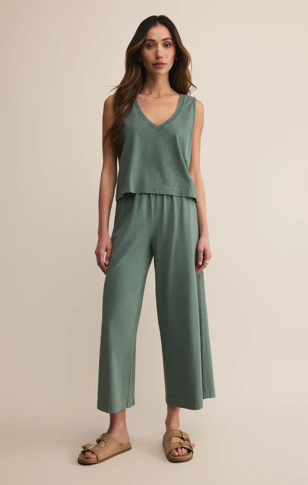 Sloane V-Neck Cotton Jersey Top