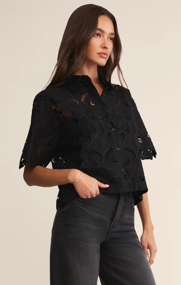 Midnight Lace Top