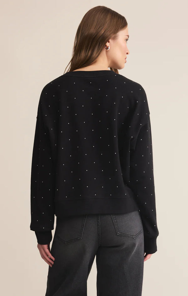 Sparkle Embellished Sweatshirt