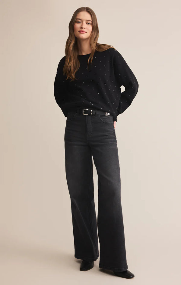 Sparkle Embellished Sweatshirt