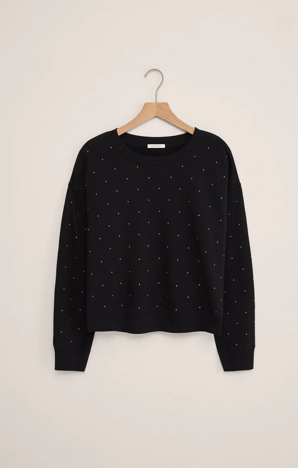 Sparkle Embellished Sweatshirt