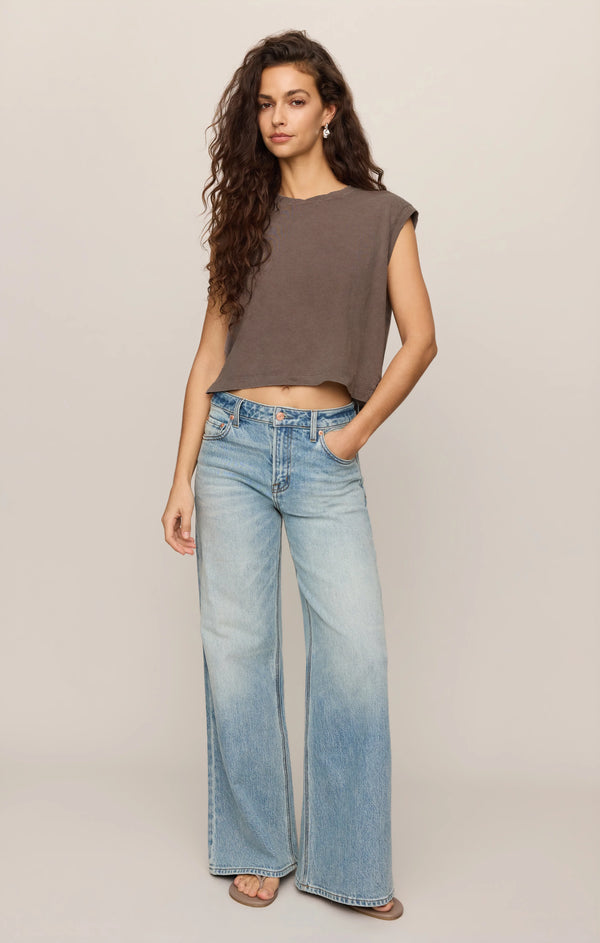 Flex Cropped Muscle Tee