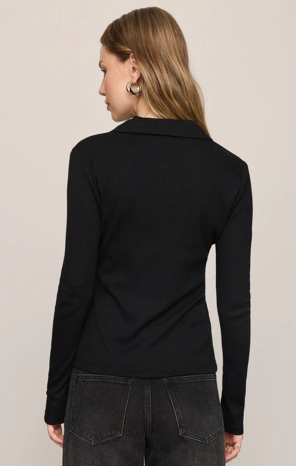 Tully Rib Button Up Top