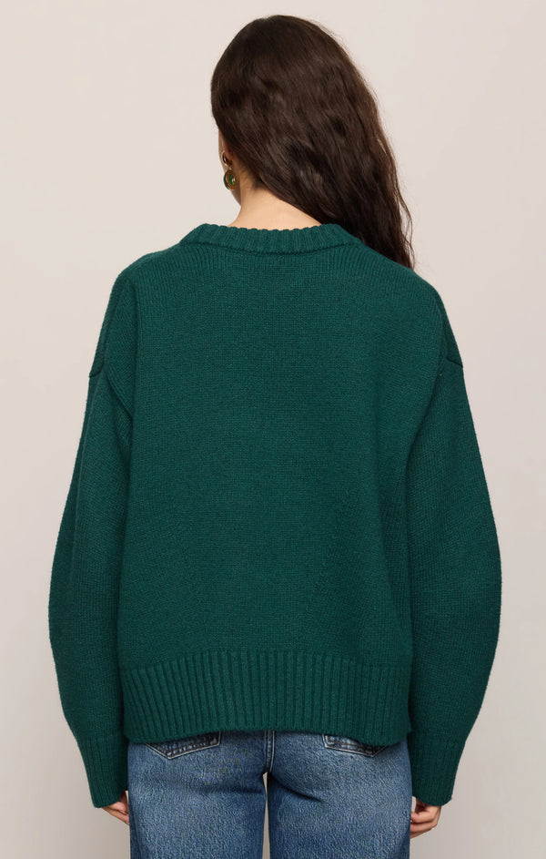 Cloud Spun Curved Hem Sweater