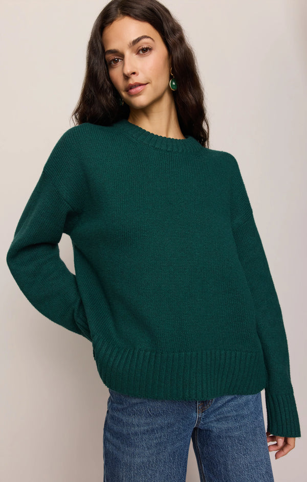 Cloud Spun Curved Hem Sweater
