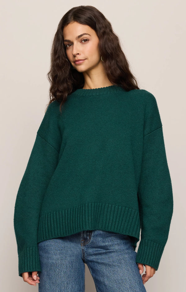 Cloud Spun Curved Hem Sweater