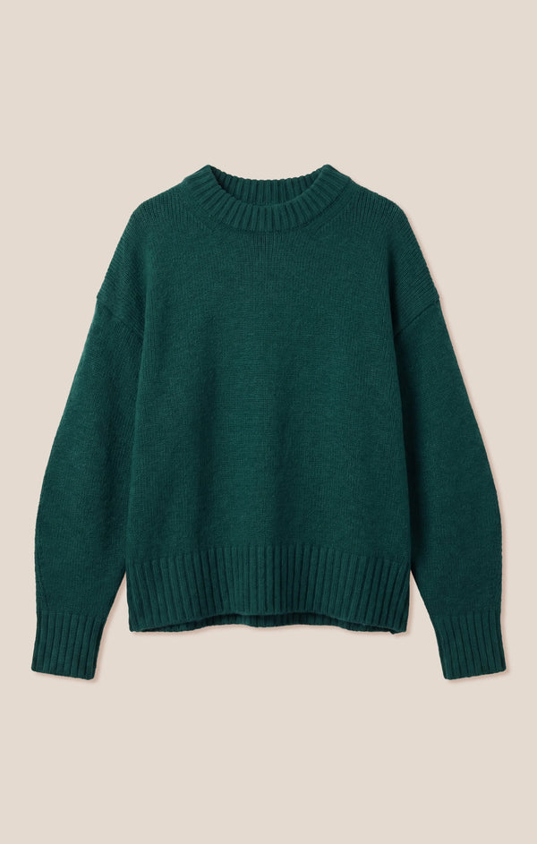 Cloud Spun Curved Hem Sweater