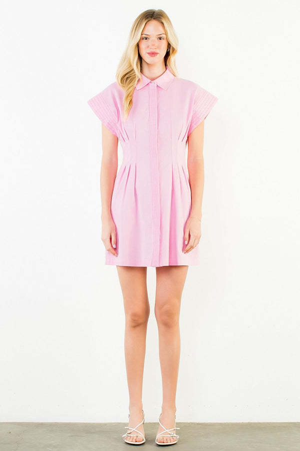 Button Down Collared Dress