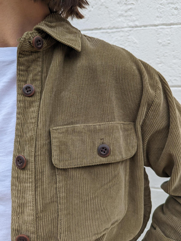 Stretch Cord Overshirt