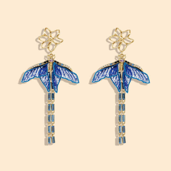 Lux Luna Moth Earrings