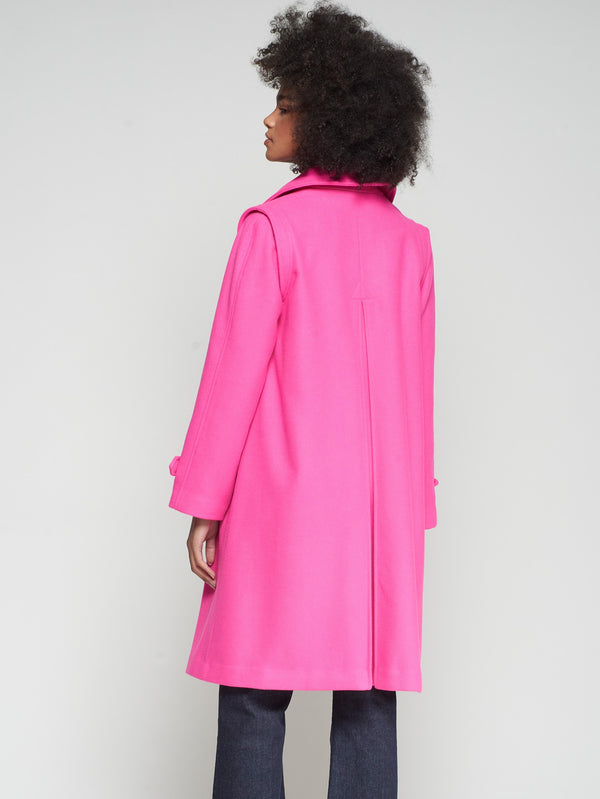 Fuchsia Loden Coat