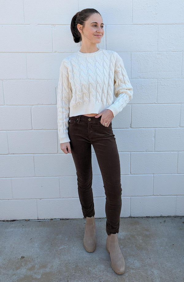 Prima Corduroy Cigarette Leg Pant